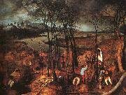 BRUEGEL, Pieter the Elder Gloomy Day gfh oil